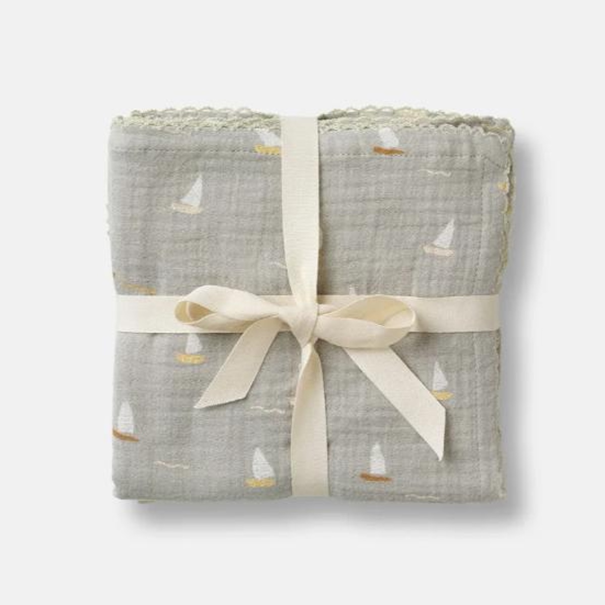 Muselina 3uds 65x65cm Dear April Sailboats