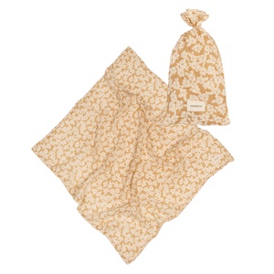 Muselina 70x70cm WABI-SABI Nobodinoz golden brown sakura