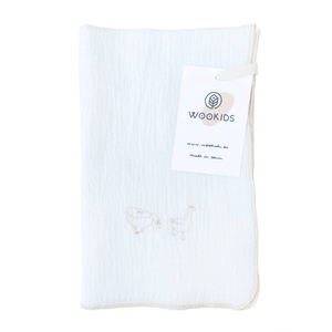 Muselina DUCKS bordado beige 70x70cm