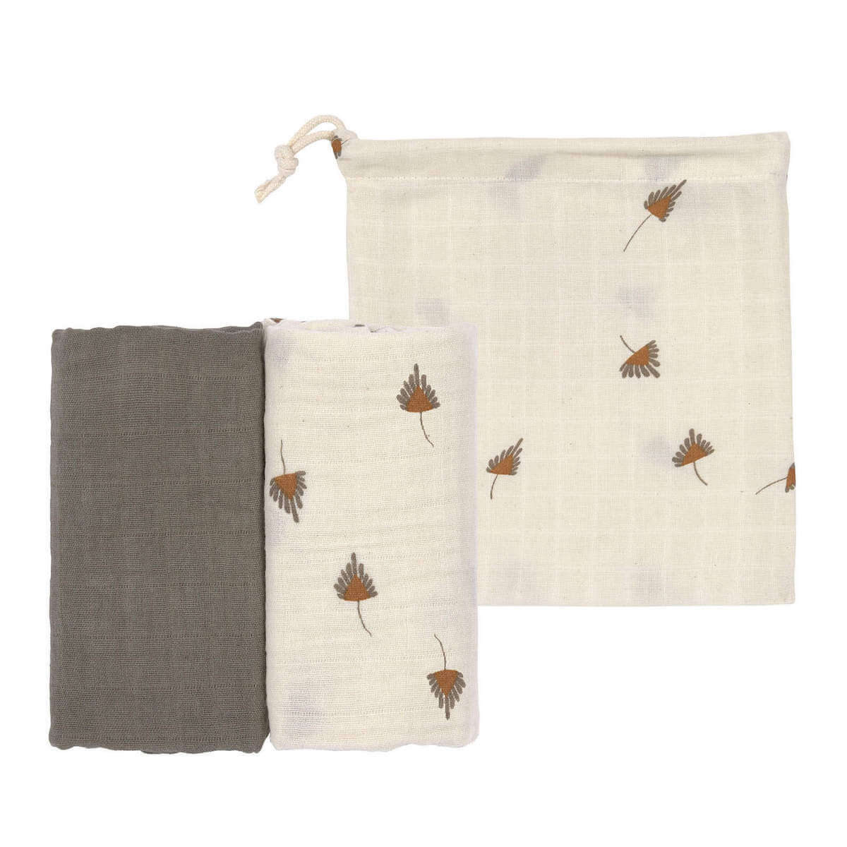 Muselinas 2udas 60x60cm Laessig taupe