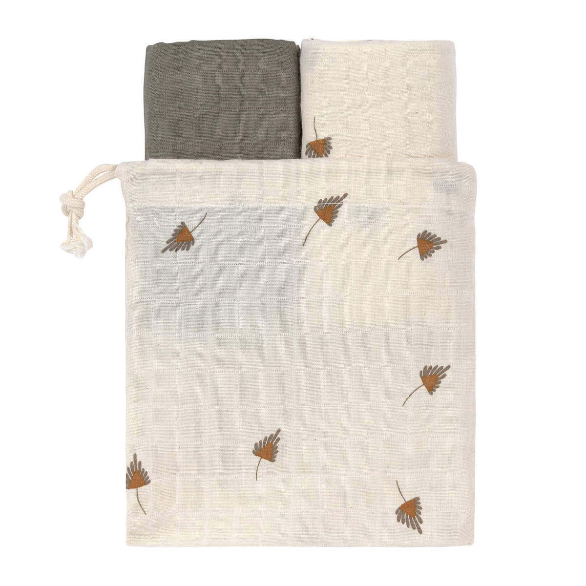 Muselinas 2udas 60x60cm Laessig taupe