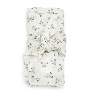 Muselinas 2uds MINIMAX Babyshower olive bloom