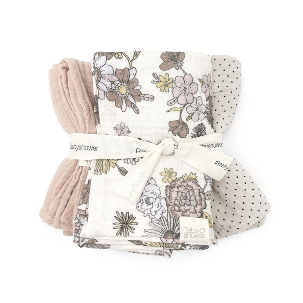 Muselinas 3uds 70x70cm Babyshower bardot