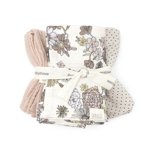 Muselinas 3uds 70x70cm Babyshower bardot