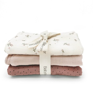 Muselinas 3uds 70x70cm Babyshower roseberry