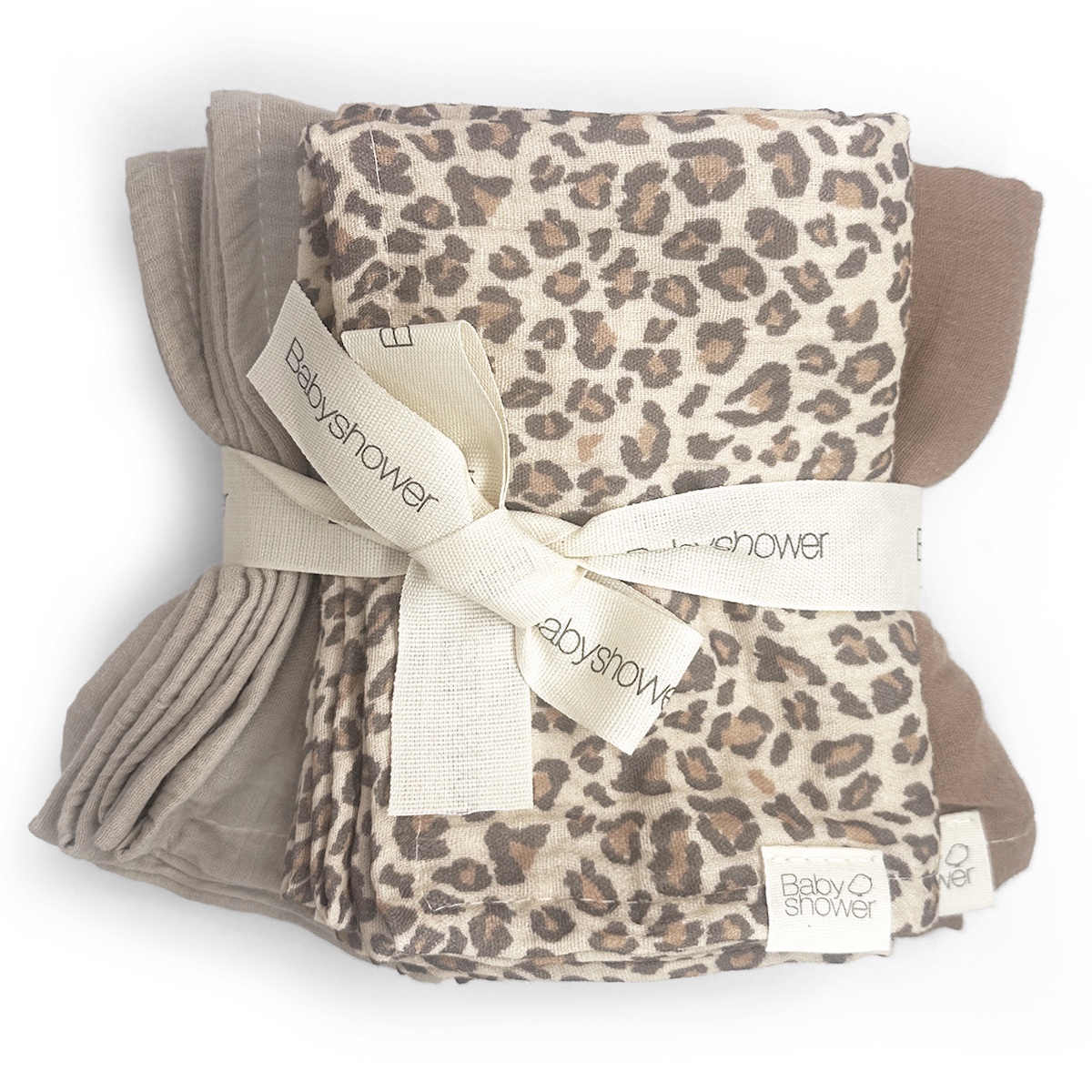 Muselinas 3uds 70x70cm Babyshower wild print