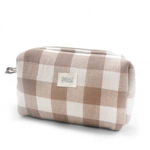 Neceser CAMILA Babyshower vichy caramel