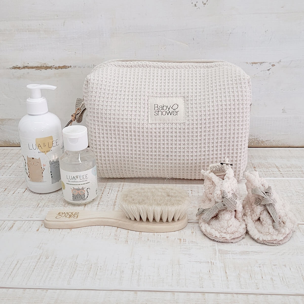 Neceser CAMILA Babyshower waffle cloud