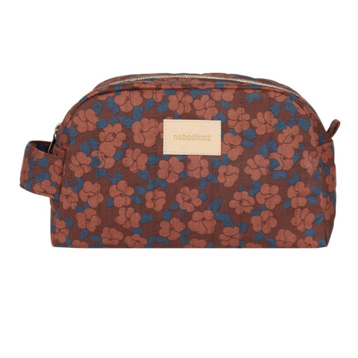 Neceser HYDE PARK Nobodinoz maroon poppies