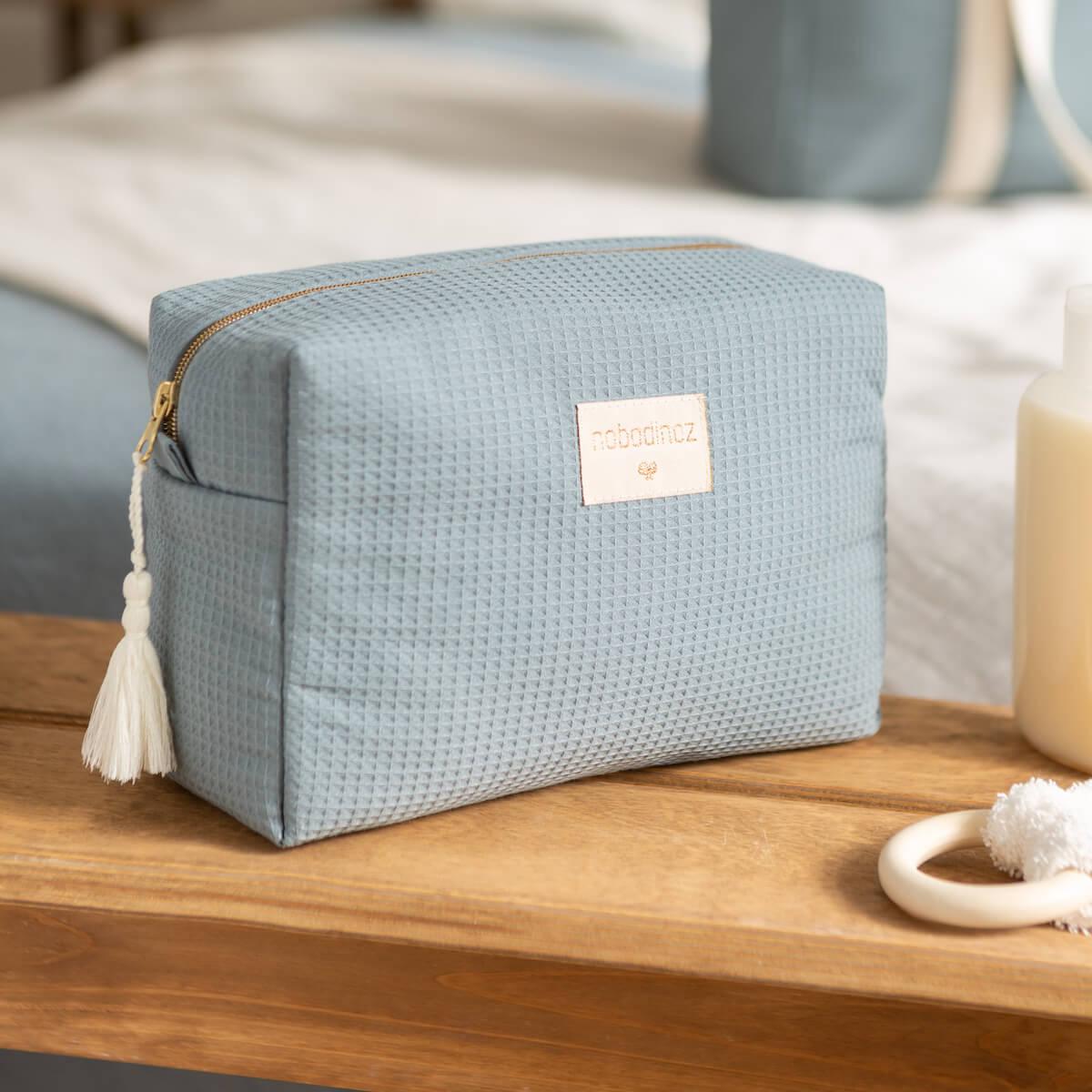 Neceser impermeable DIVA Nobodinoz stone blue
