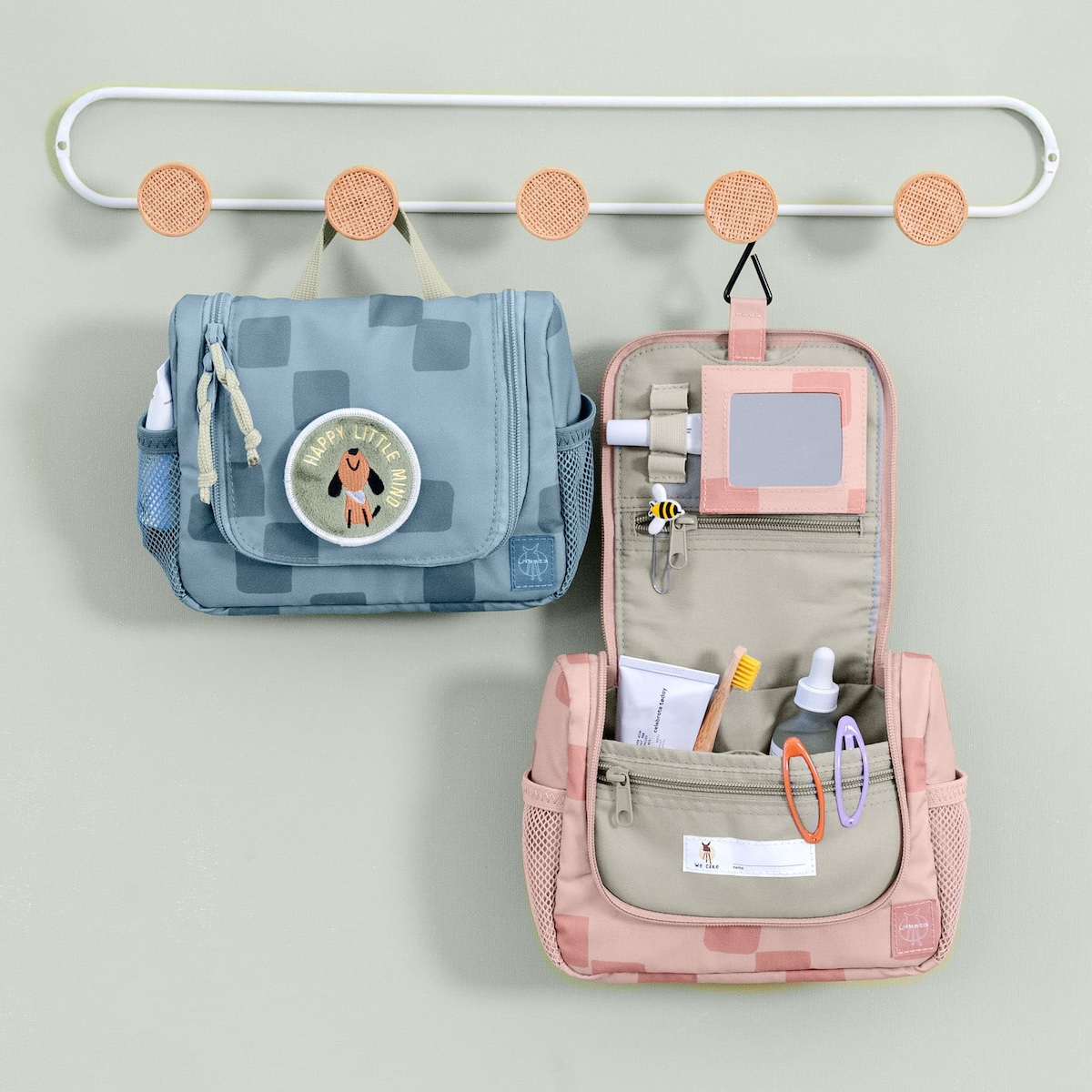 Neceser infantil mini PATTERN PARTY Laessig azul