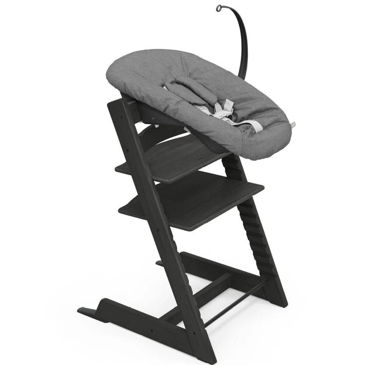 Newborn set-colgador juguetes TRIPP TRAPP Stokke antracita