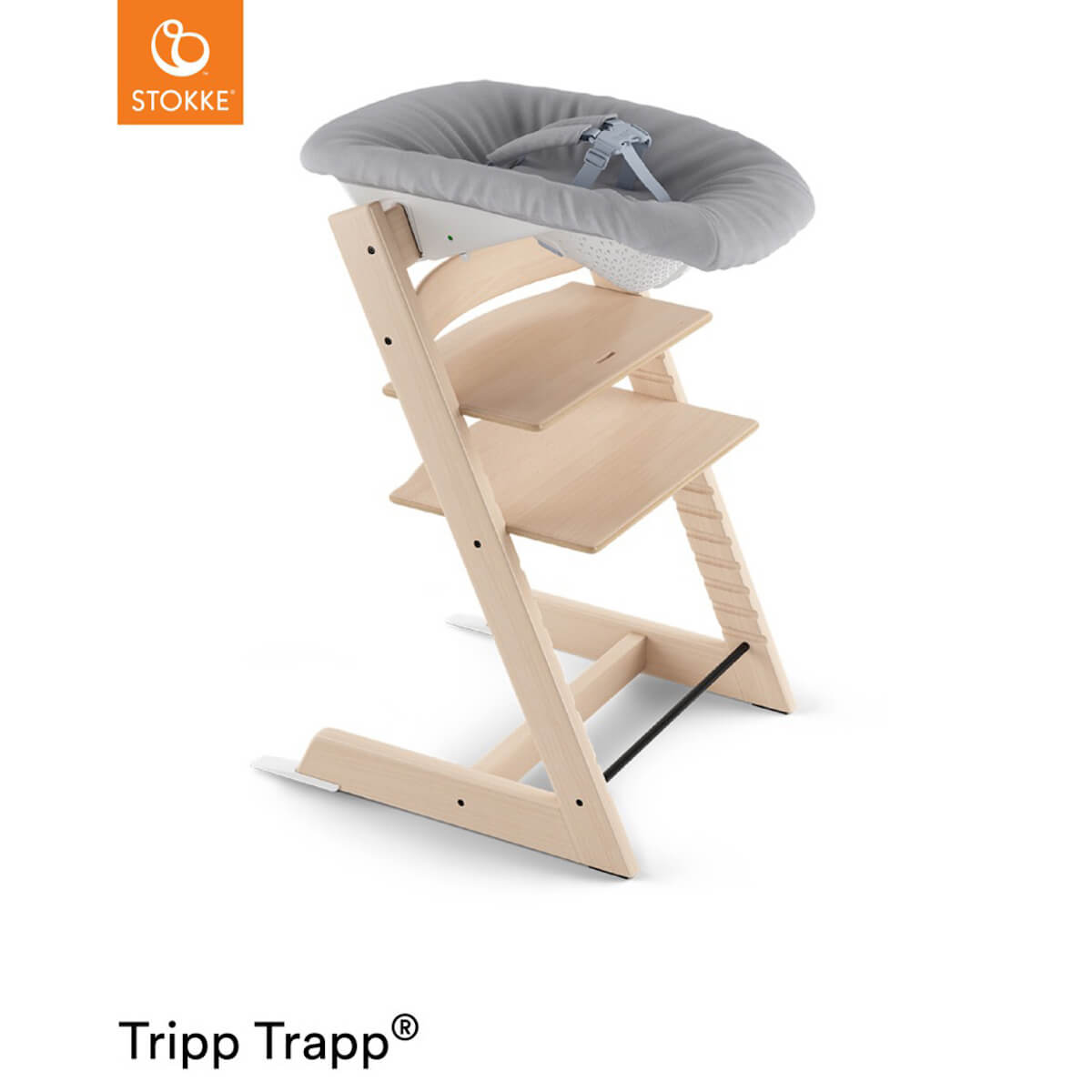 Newborn set-colgador juguetes TRIPP TRAPP Stokke gris