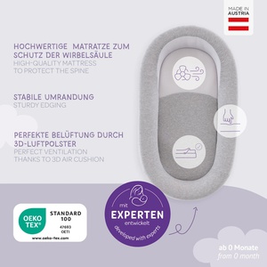 Nido bebé HOME AIR Traumeland grey melange