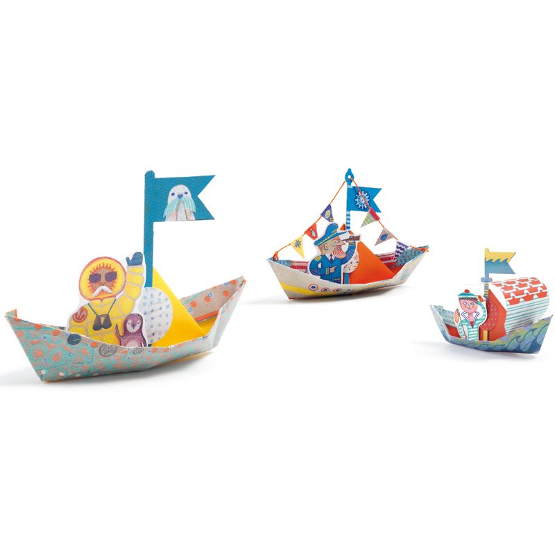 Origami BARCOS FLOTANTES Djeco