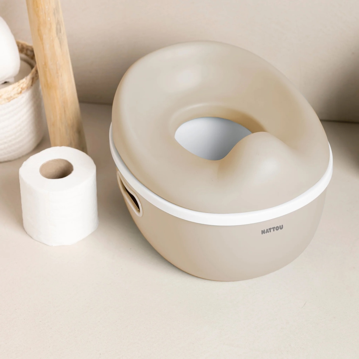 Orinal 3 en 1 POTTY Nattou beige