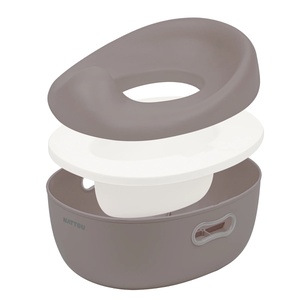 Orinal 3 en 1 POTTY Nattou taupe