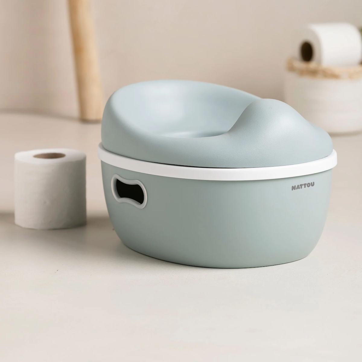 Orinal 3 en 1 POTTY Nattou verde