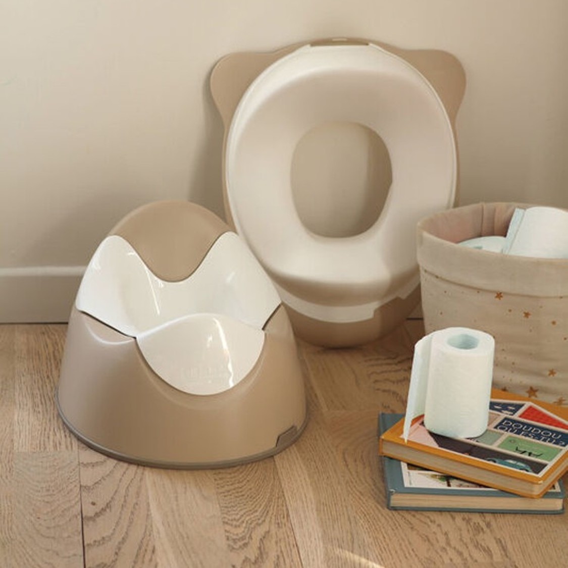 Orinal ergonómico Beaba beige