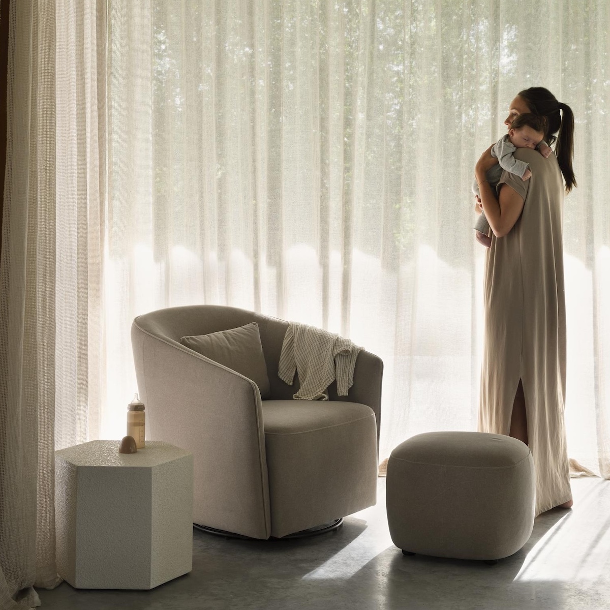 Otomana GOMI Quax mohair latte