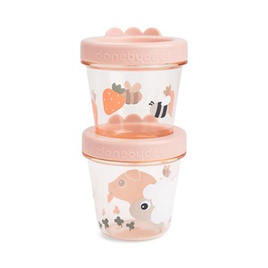 Pack 2 recipientes comida TINY FARM Done by Deer powder