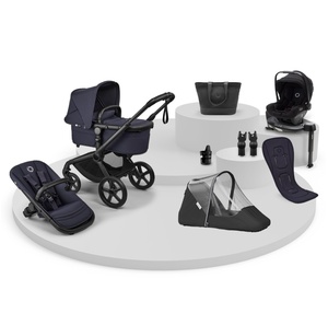 Pack Bugaboo Fox5 Renew completo verano black/Deep indigo