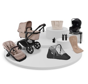 Pack Bugaboo Fox5 Renew completo verano black/desert taupe