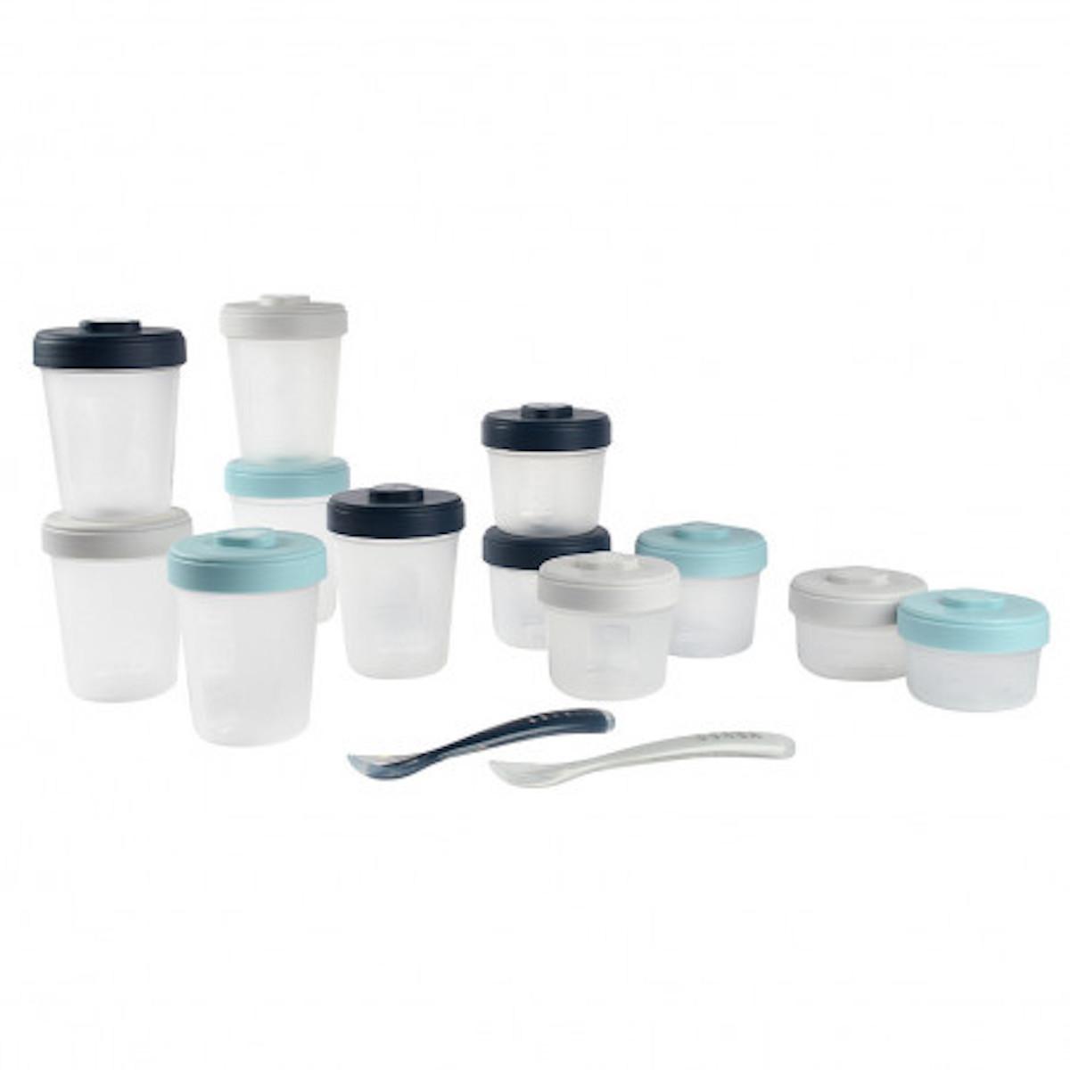 Pack comida 12 tarros-2 cucharas 1ª edad  Béaba Storm