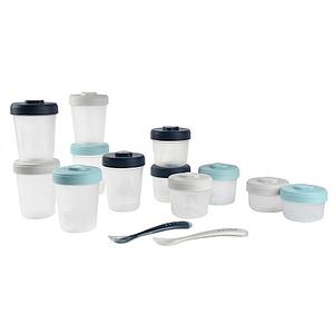 Pack comida 12 tarros-2 cucharas 1ª edad  Béaba Storm