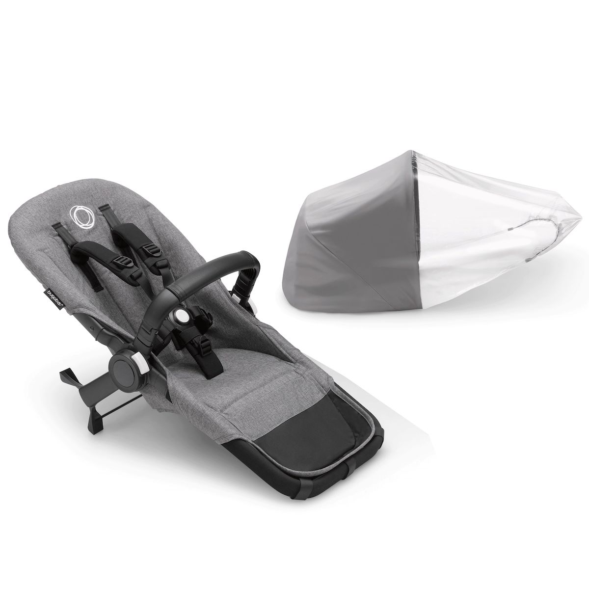 Pack extensión DONKEY 5 DÚO Bugaboo gris melange