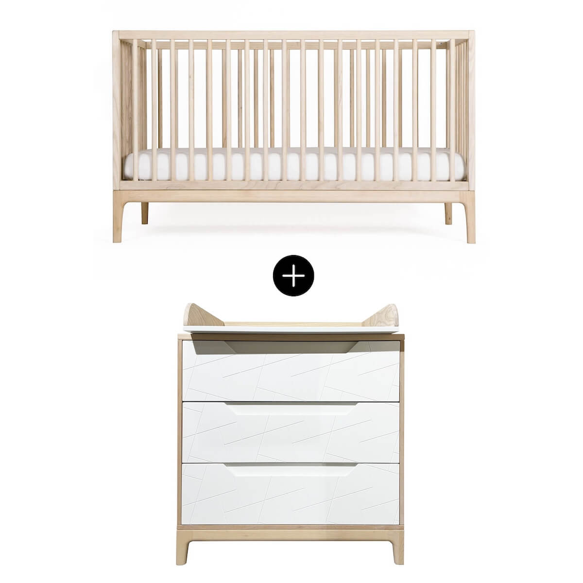 Pack habitación bebé KERA lacado blanco