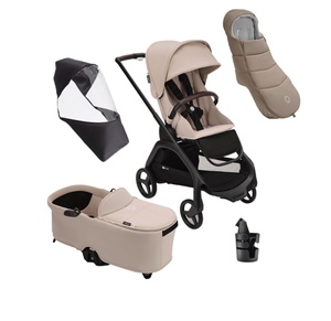 Pack imprescindibles carrito invierno DRAGONFLY Bugaboo negro-desert taupe
