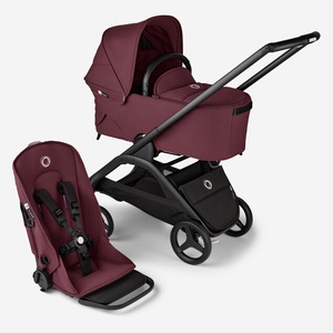 Pack imprescindibles carrito invierno DRAGONFLY Bugaboo negro-rojo cereza