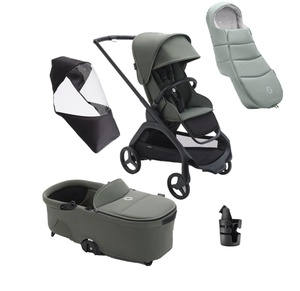 Pack imprescindibles carrito invierno DRAGONFLY Bugaboo negro-verde bosque