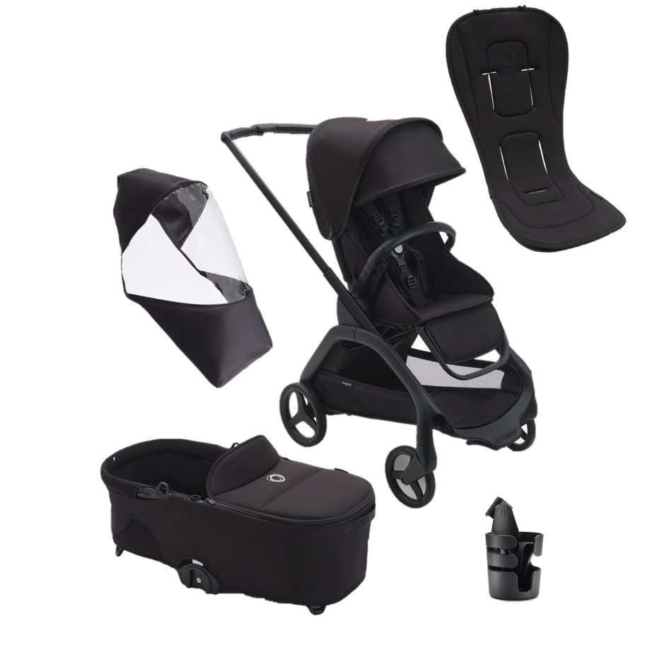 Pack imprescindibles carrito verano DRAGONFLY Bugaboo negro-midnight black