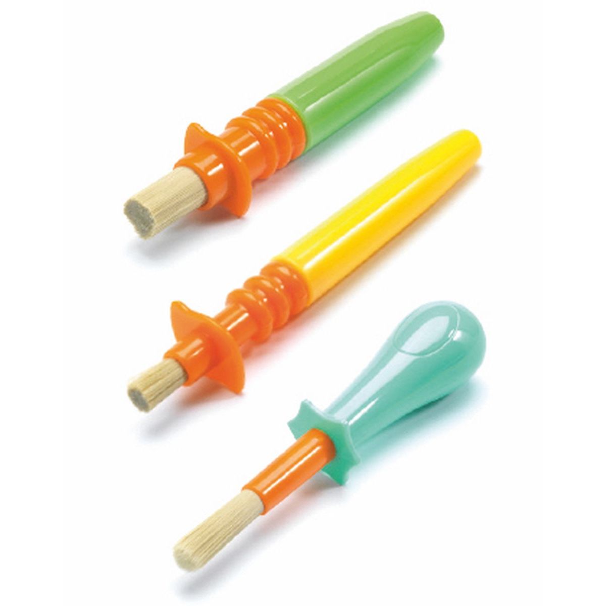 Pack pinceles iniciación 3uds. LES COULEURS POUR LES PETITS Djeco