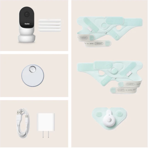 Pack vigilabebés-vídeo inteligente DREAM SOCK & CAM 2 Owlet mint
