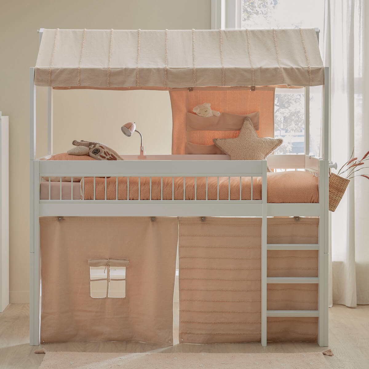 Panel trasero-bolsillos cama ESSENCE Lifetime peach