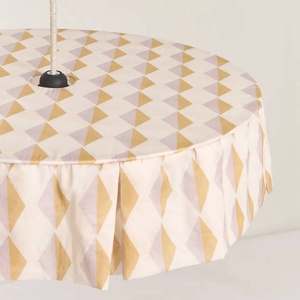 Pantalla lámpara techo 50cm VIBES Nobodinoz mustard lilac harlequin