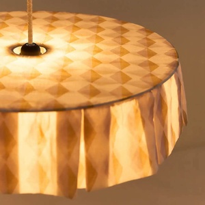 Pantalla lámpara techo 50cm VIBES Nobodinoz mustard lilac harlequin