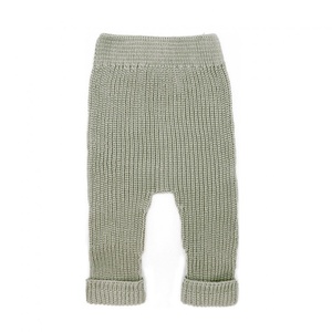 Pantalón bebé 0-1m TRICOT Babyshower canalé dune