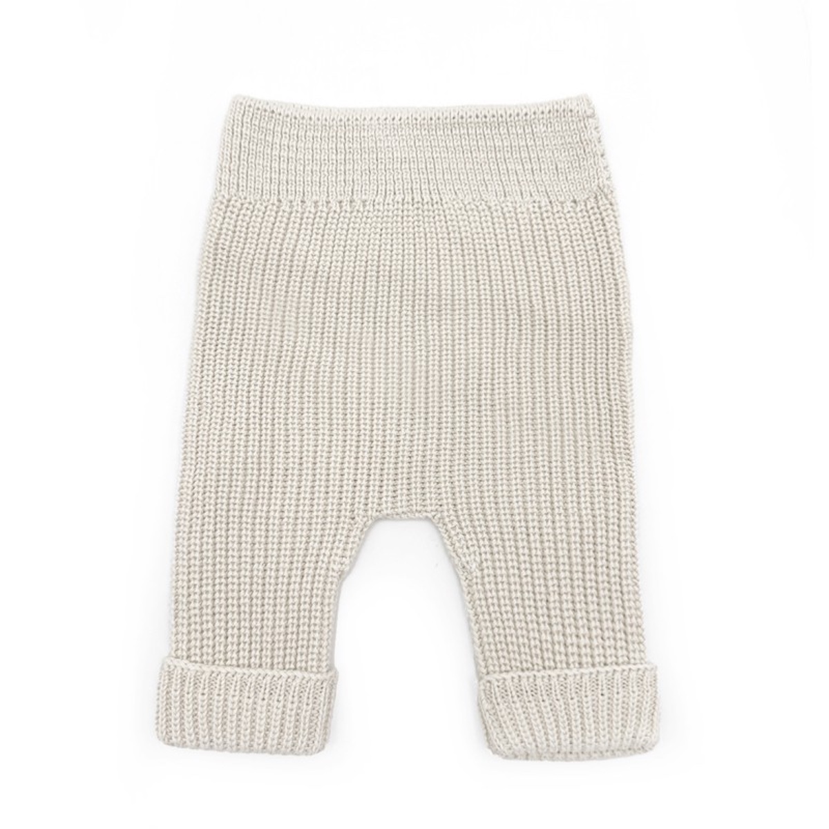 Pantalón bebé 0-1m TRICOT Babyshower canalé ivory
