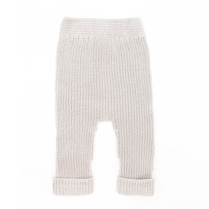 Pantalón bebé 1-3m TRICOT Babyshower canalé ivory