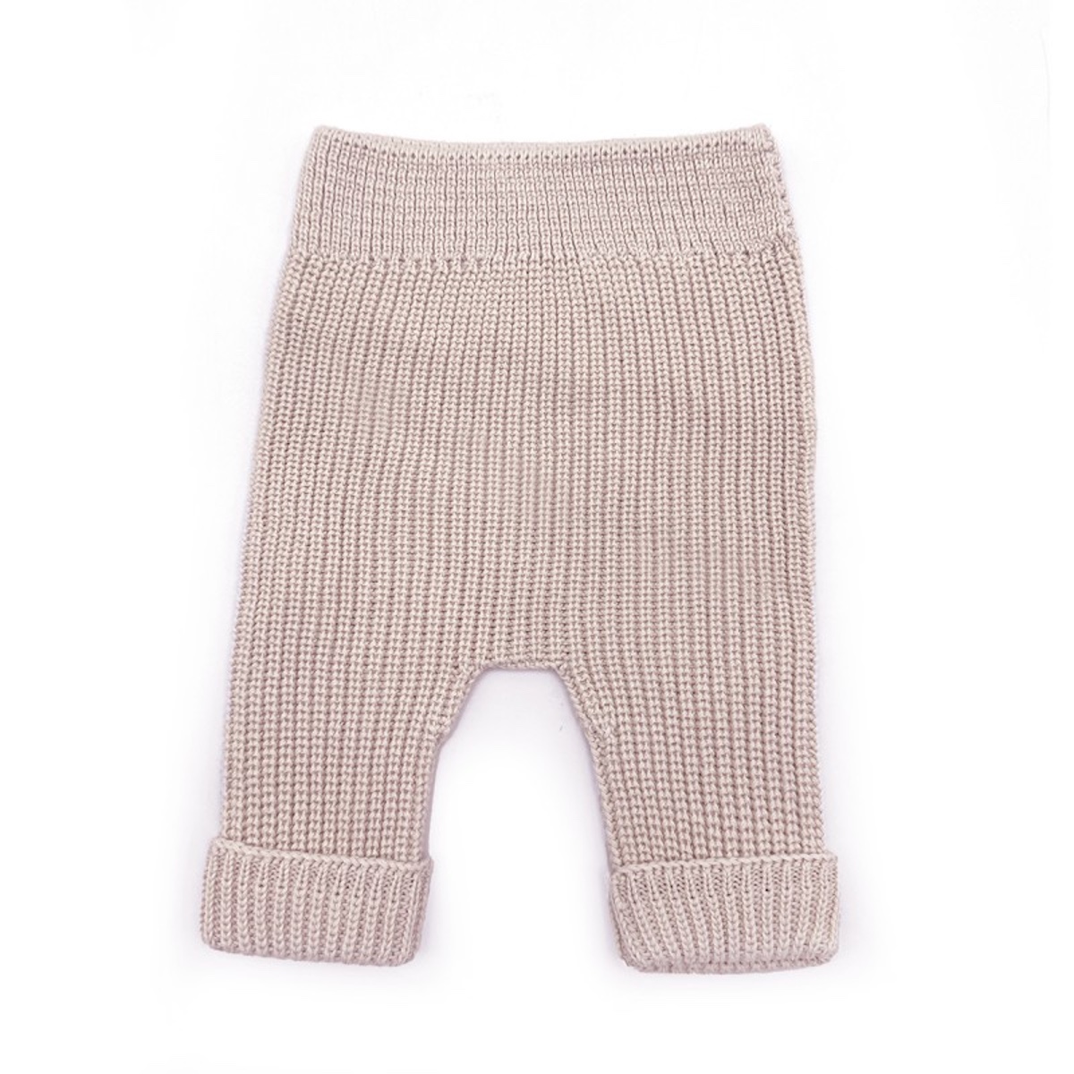 Pantalón bebé 1-3m TRICOT Babyshower canalé nude