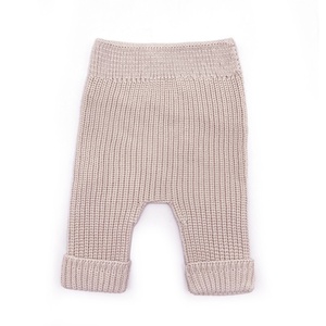 Pantalón bebé 1-3m TRICOT Babyshower canalé nude