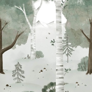 Papel pintado panorámico Bosque KHARU Lilipinso
