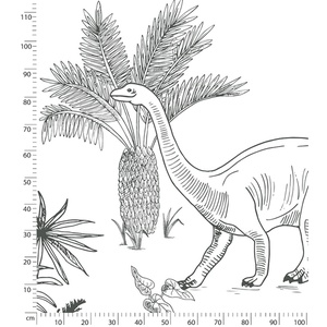 Papel pintado panorámico Dinosaurios DINOSAURUS 01 Lilipinso