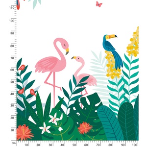 Papel pintado panorámico Selva y pájaros RIO 01 Lilipinso