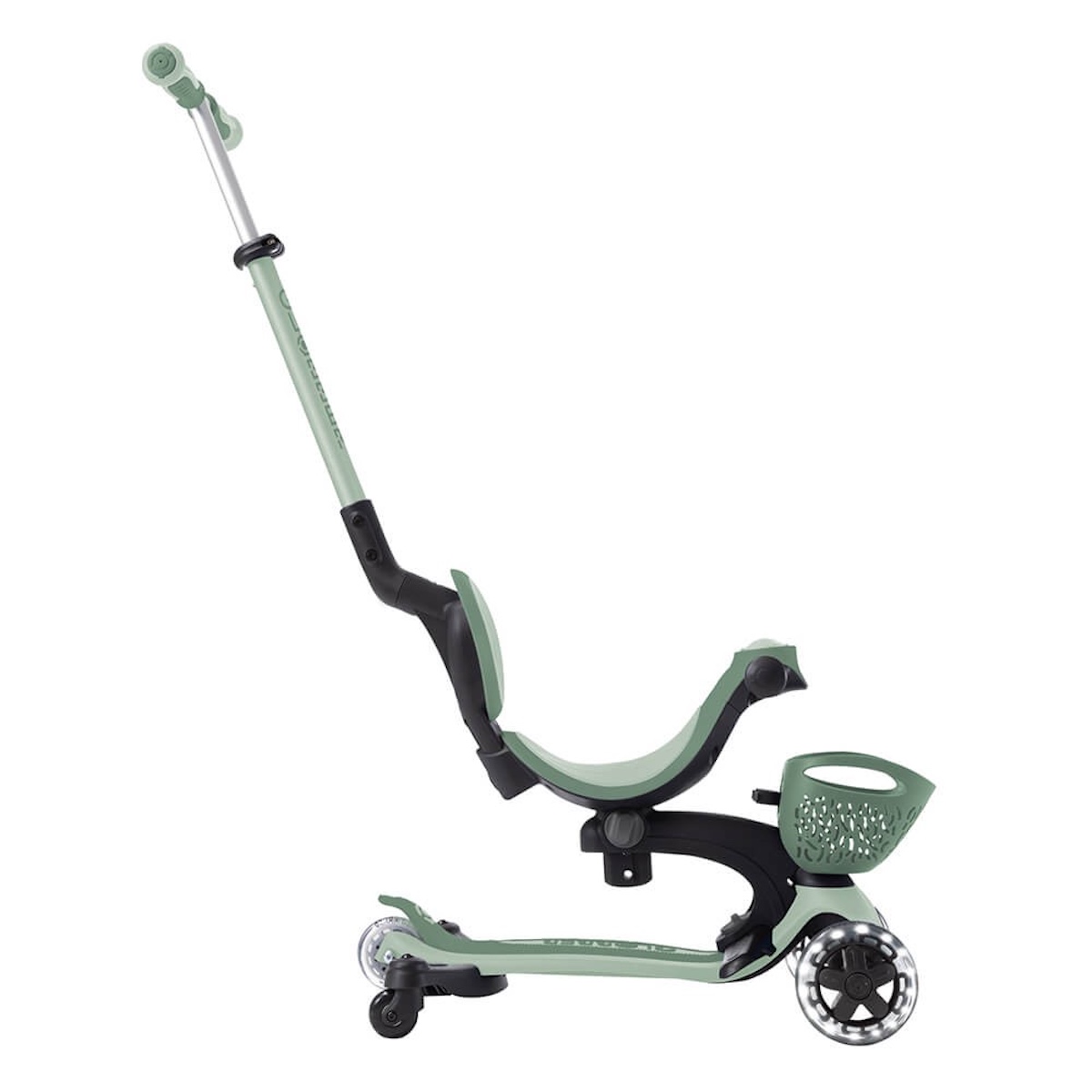 Patinete GO UP BABY LIGHTS 360 Globber olive