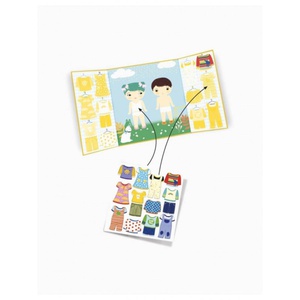 Pegatinas reutilizables ROPA Djeco